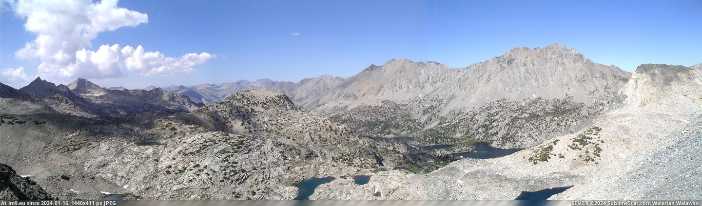 #Pass #Trail #Muir #John #Panorama [Earthporn] Panorama from 12,000 ft on the John Muir Trail - Glenn Pass  [5149x1481] Pic. (Изображение из альбом My r/EARTHPORN favs))