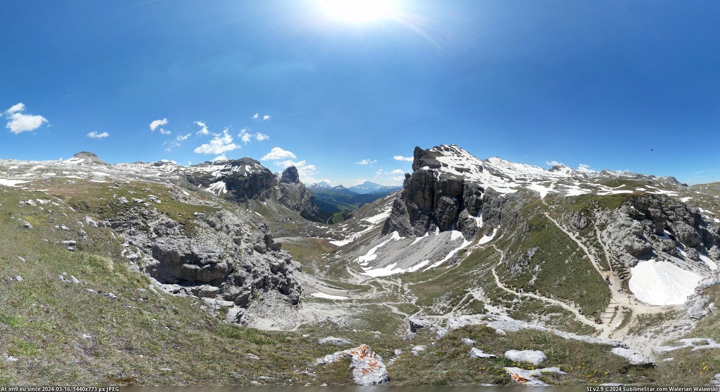 #Mountains #Panorama #Dolomite #Italy [Earthporn] Panorama of Dolomite mountains, Italy [5195x2800] [OC] Pic. (Image of album My r/EARTHPORN favs))