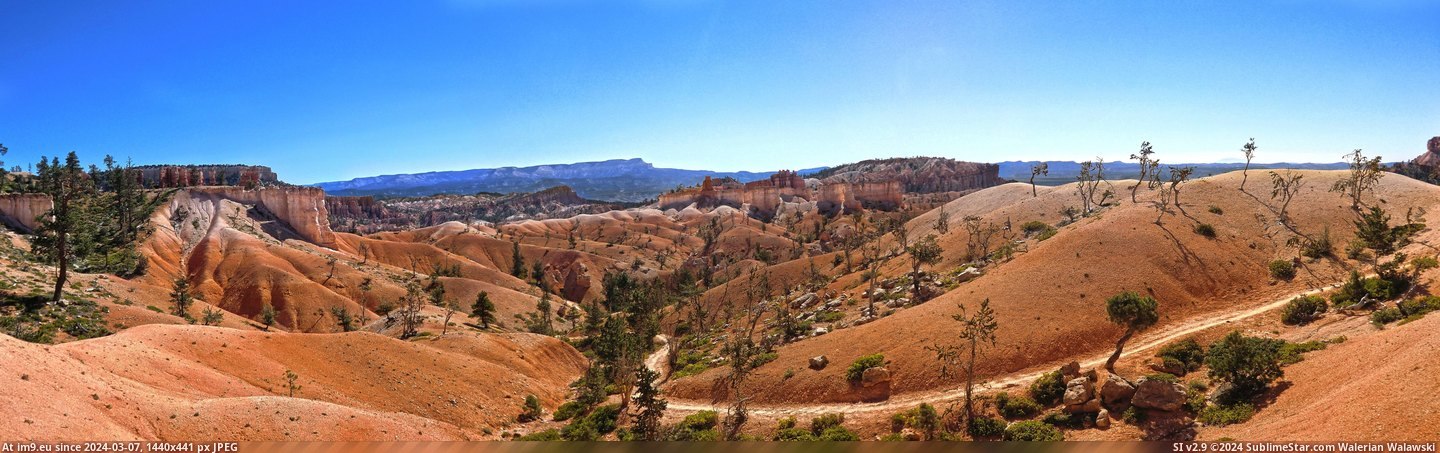 #Shot #Park #Panorama #Bryce #National #Canyon [Earthporn] Panorama shot in Bryce Canyon National Park [7452x2292] Pic. (Изображение из альбом My r/EARTHPORN favs))