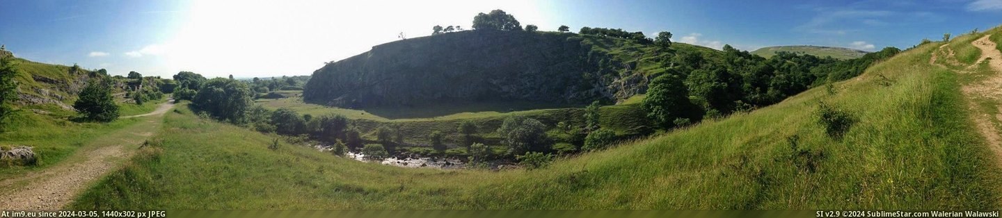 #Iphone #Yorkshire #Panorama [Earthporn] Panorama with iPhone, Ingleton, Yorkshire, UK [2048x441] Pic. (Bild von album My r/EARTHPORN favs))
