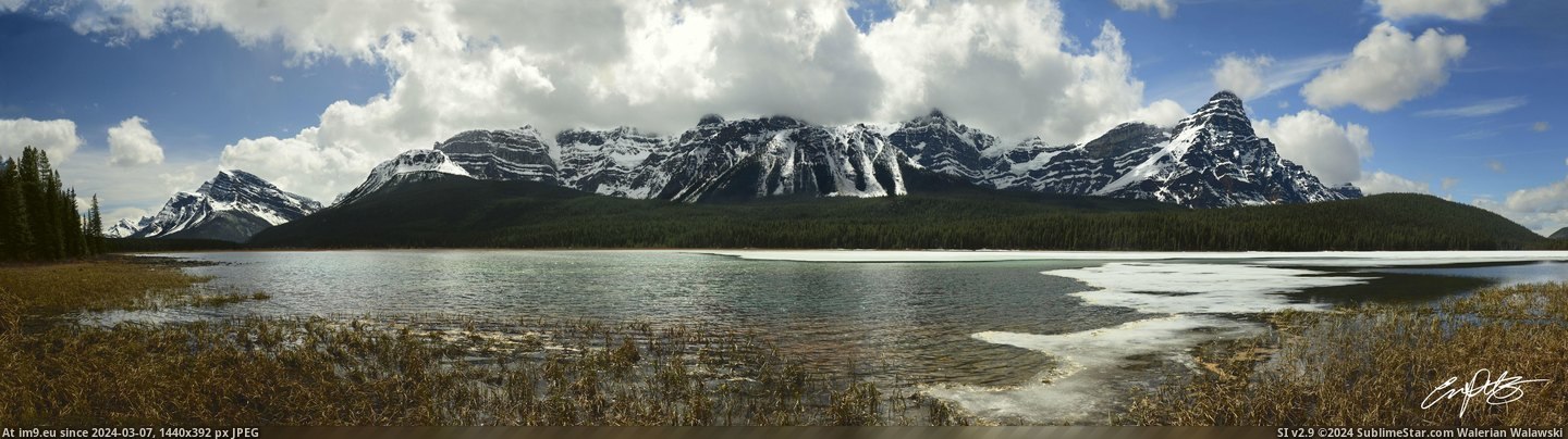 #May #Sister #Wedding #Banff #Parkway #Icefields #Drive #Alberta #Panoramic [Earthporn] Panoramic: A drive up Icefields Parkway after my sister's wedding last May. Banff, Alberta.  [7271x1990] Pic. (Изображение из альбом My r/EARTHPORN favs))