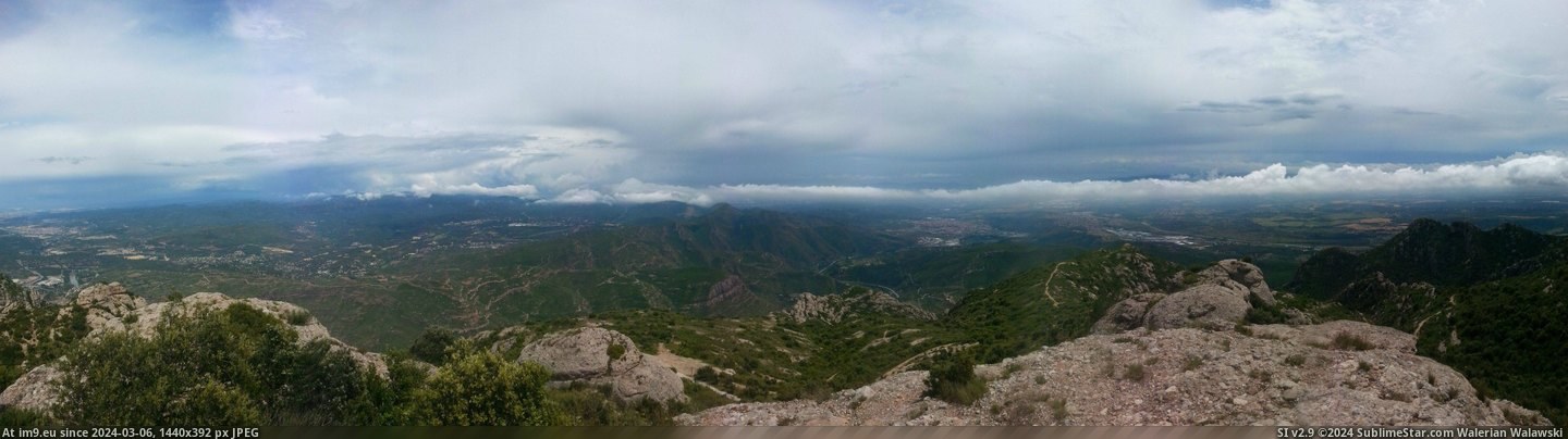 #Picture #Spain #Montserrat #Panoramic [Earthporn] Panoramic picture I took at Montserrat, Spain [5072x1392] Pic. (Изображение из альбом My r/EARTHPORN favs))