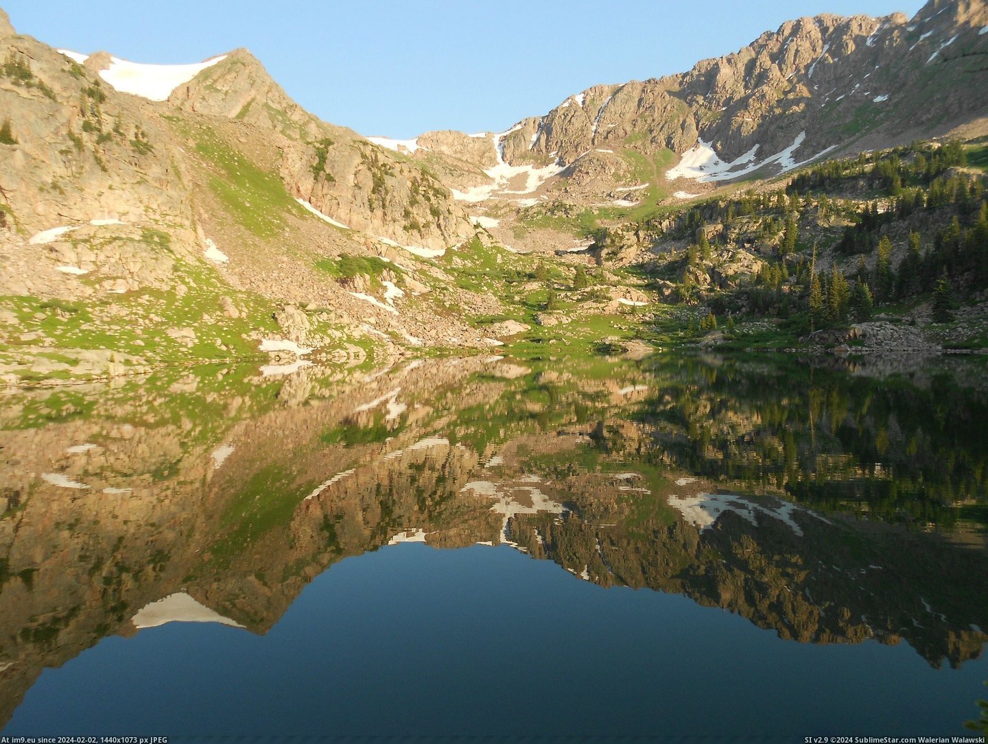 #Lake #Perfect #2592x1944 #Colorado #Reflection [Earthporn] Perfect reflection on the lake, Colorado [2592x1944] Pic. (Obraz z album My r/EARTHPORN favs))