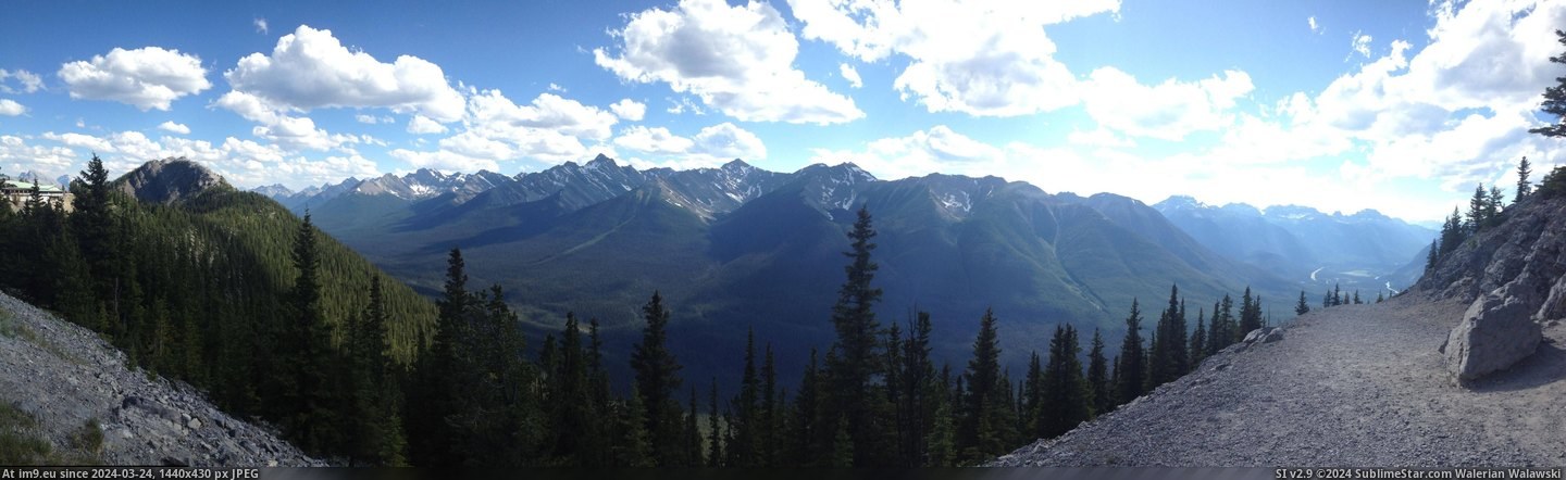 #Picture #Banff #Alberta [Earthporn] Picture I took in Banff, Alberta [7744 x 2332] Pic. (Image of album My r/EARTHPORN favs))