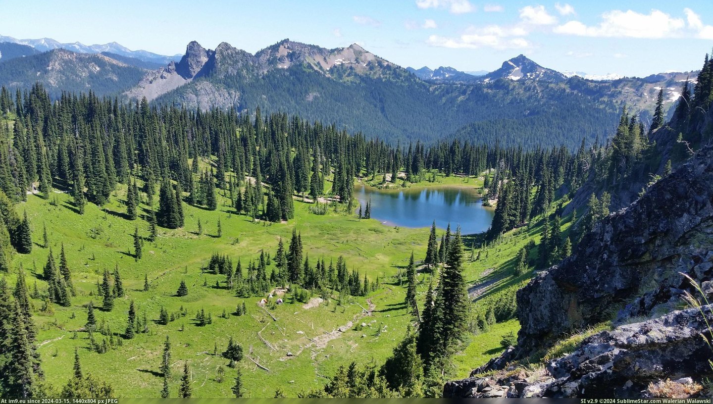 #National #Lake #Baker #Snoqualmie #Forest #Sheep [Earthporn] Sheep Lake, WA at Mt. Baker-Snoqualmie National Forest [2789x1569] Pic. (Obraz z album My r/EARTHPORN favs))