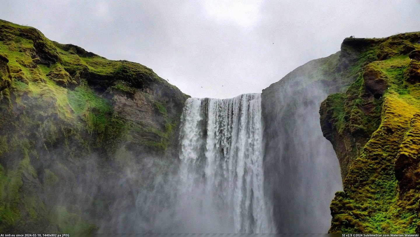 #Iceland #3840x2160 #Waterfall [Earthporn] Skógafoss Waterfall, Iceland  [3840x2160] Pic. (Изображение из альбом My r/EARTHPORN favs))
