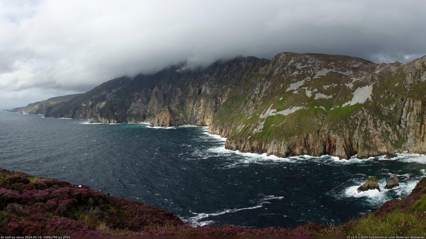 #League #Cliffs #Donegal #Ireland [Earthporn] Slieve League Cliffs, Donegal, Ireland [3484x1944] Pic. (Image of album My r/EARTHPORN favs))