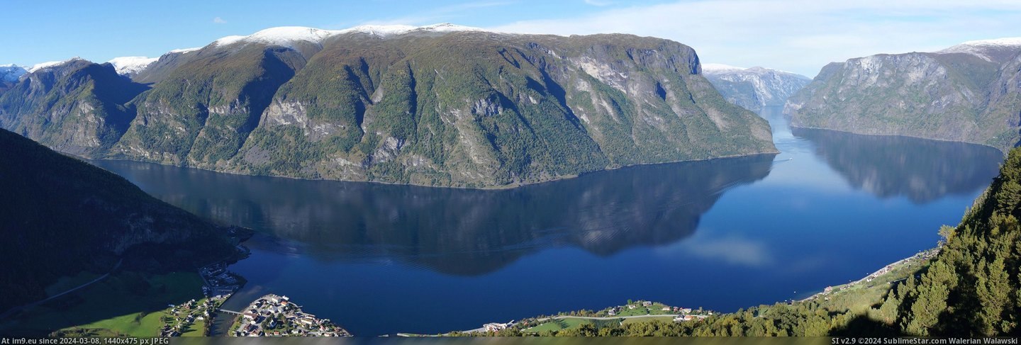 #Norway  #Sognefjorden [Earthporn] Sognefjorden, Norway [3600x1200] OC Pic. (Image of album My r/EARTHPORN favs))