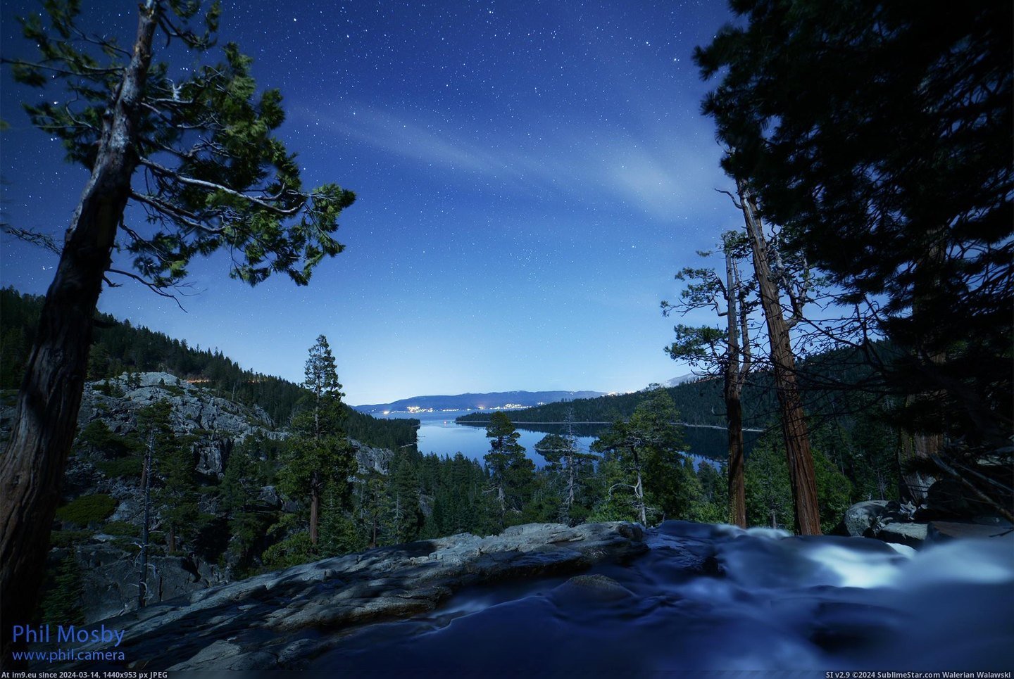 #Night #Lake #Falls #Tahoe #Emerald #2048x1367 #Phil #Bay #Stars #Eagle [Earthporn] Stars over Eagle Falls - Emerald Bay, Lake Tahoe, the night before last [oc by Phil Mosby][2048x1367] Pic. (Bild von album My r/EARTHPORN favs))