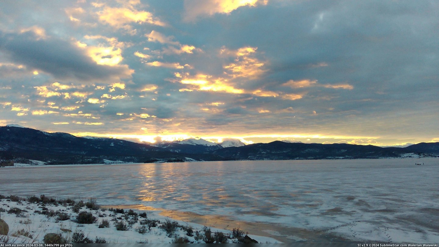 #Lake #Sunrise #Colorado [Earthporn] Sunrise over Lake Granby, Colorado  [3264x1824] Pic. (Image of album My r/EARTHPORN favs))