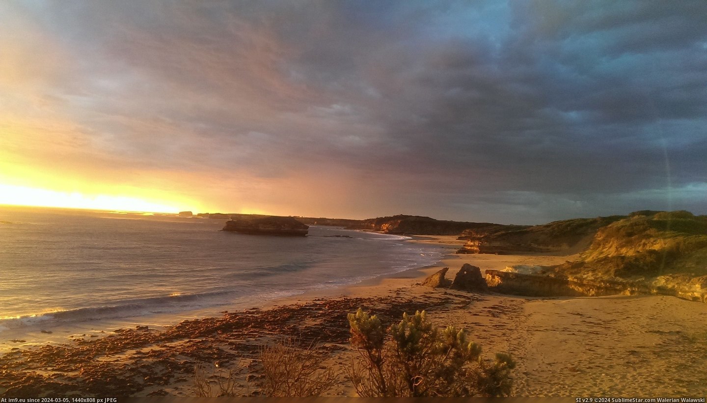 #Sunset #Australia #2688x1520 #Bay #Victoria [Earthporn] Sunset at Bay of Martyrs, Victoria, Australia [2688x1520] Pic. (Bild von album My r/EARTHPORN favs))