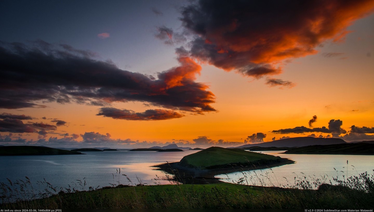 #Sunset #Bay #3000x1688 #Clew #Islands #Ireland [Earthporn] Sunset over the islands of Clew Bay, Ireland [3000x1688] [OC] Pic. (Изображение из альбом My r/EARTHPORN favs))