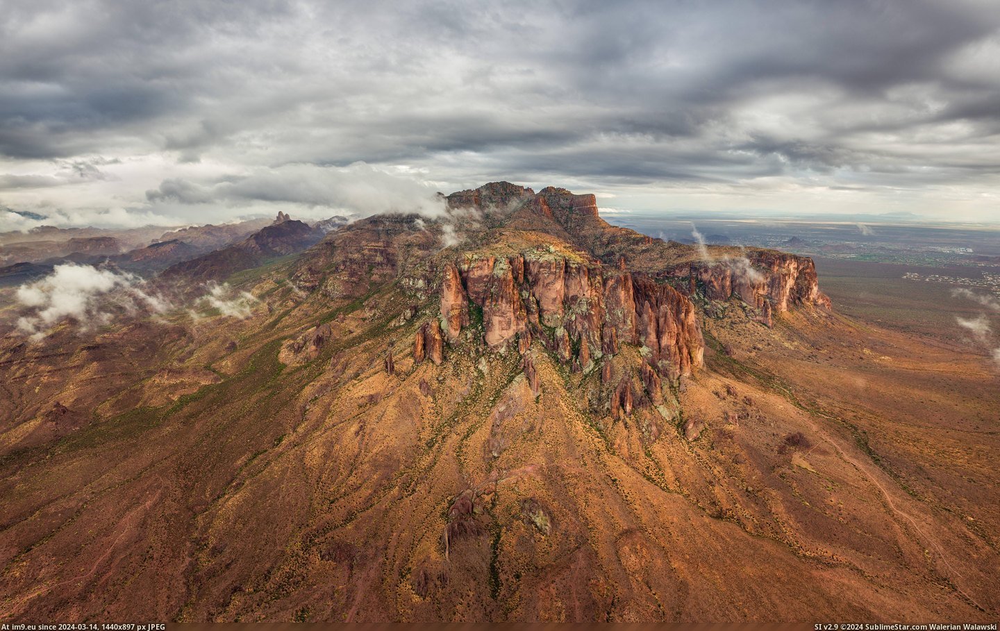 #Mountains  #Arizona [Earthporn] Superstition Mountains, Arizona [9321x5825] Pic. (Bild von album My r/EARTHPORN favs))