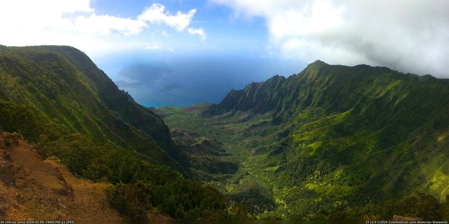 #Hawaii #Surreal #Lookout #Kauai #Reserve [Earthporn]  Surreal lookout over the Ku'ia Reserve on Kauai, Hawaii [4812x2374] Pic. (Image of album My r/EARTHPORN favs))
