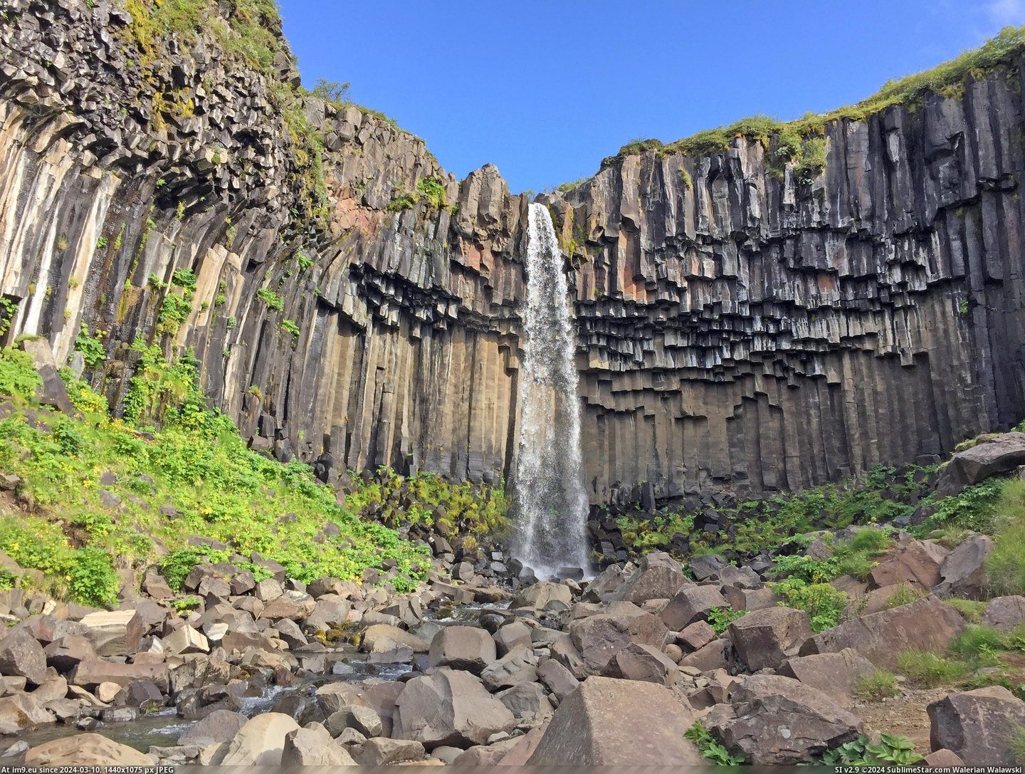 #3264x2448 #Waterfall #Iceland [Earthporn] Svartifoss Waterfall, Iceland  [3264x2448] Pic. (Image of album My r/EARTHPORN favs))