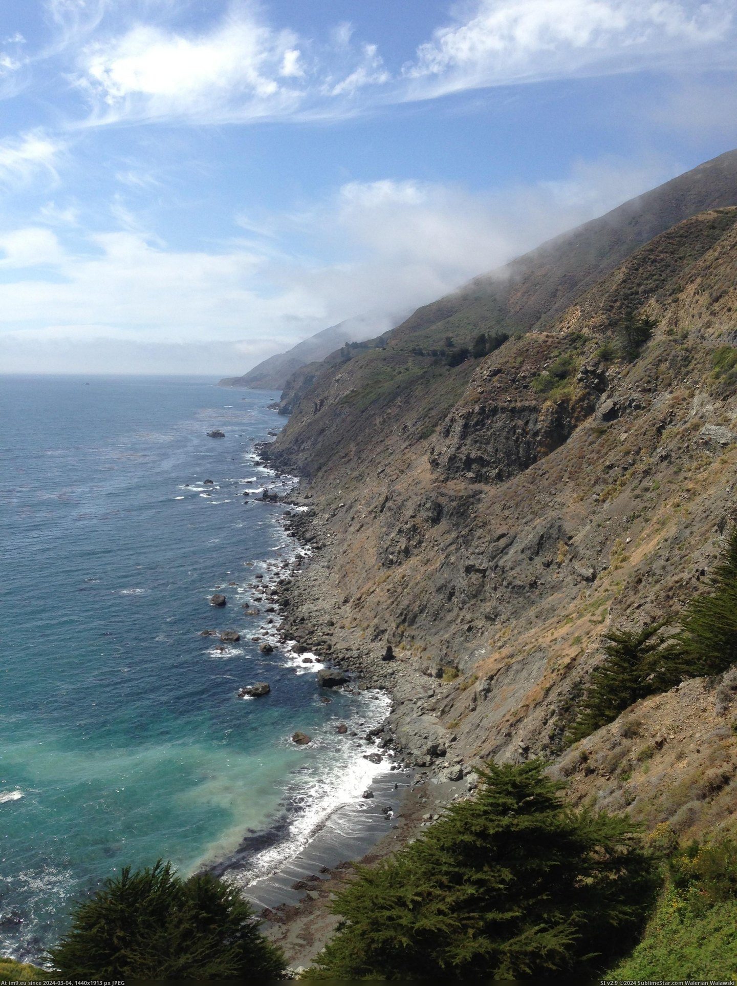 #Shot #Iphone #Californian #Coast #Highway [Earthporn] The Californian coast as seen from Highway 1. Shot with an iPhone 5 [2448 x 3264] Pic. (Изображение из альбом My r/EARTHPORN favs))