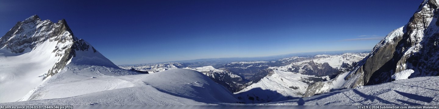 #Alps #Jungfraujoch #Swiss [Earthporn] The Swiss alps, Jungfraujoch [OC] [8294 x 2003] Pic. (Изображение из альбом My r/EARTHPORN favs))