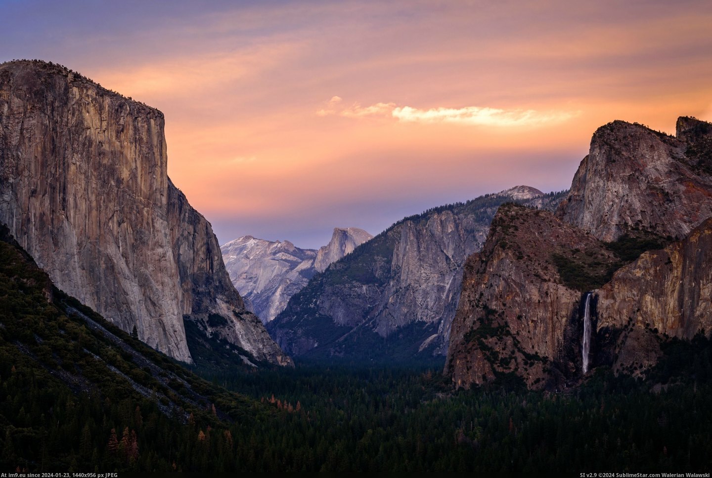 #Park #National #Usa #Yosemite #Tunnel #California #Exposed [Earthporn] The Tunnel View at Yosemite National Park, California, USA [5295x3535] Pic. (Изображение из альбом My r/EARTHPORN favs))