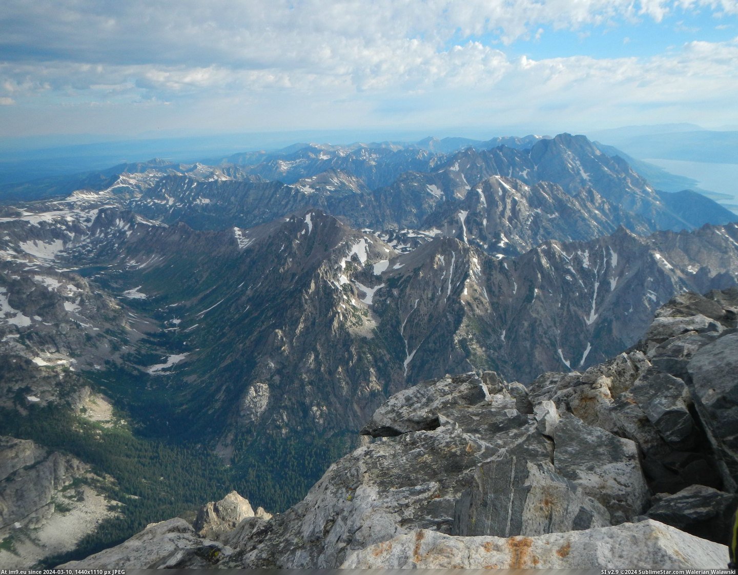 #Canyon #Grand #Worth #Cascade #Viewed #Pain #Summit #Teton [Earthporn] The view was worth the pain. Cascade Canyon as viewed from the summit of the Grand Teton 2674x2073 [OC] Pic. (Obraz z album My r/EARTHPORN favs))