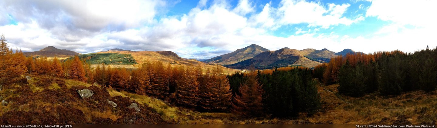 #Time #Way #West #Highland #8112x2332 #Fall #Hike #Scotland [Earthporn] There is no better time to hike the West Highland Way, Scotland, than in the fall. [8112x2332] [OC] Pic. (Bild von album My r/EARTHPORN favs))