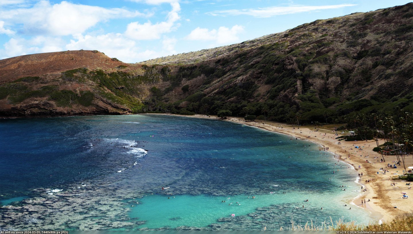 #Piece #Bay #Ahu #Hawaii #3840x2160 [Earthporn]  This is Hanauma Bay in O'ahu, Hawaii. A piece of my home! [3840x2160] Pic. (Изображение из альбом My r/EARTHPORN favs))