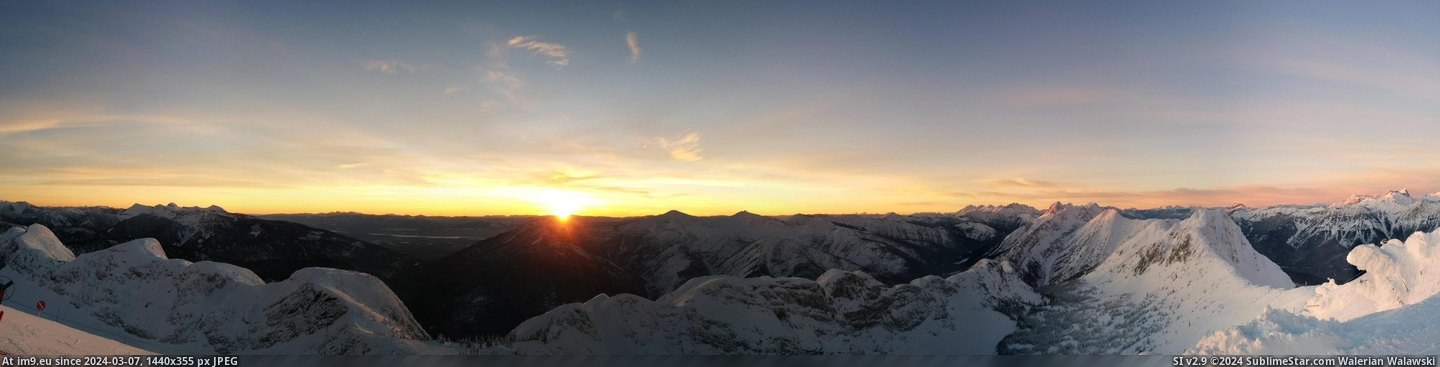 #Time #Mountain #Sun #Lizard #Rockies #Canadian #Watching #Ski [Earthporn] This is why I ski. Watching the sun set over the Canadian Rockies for the last time in 2014 from the Lizard Mountain Pic. (Obraz z album My r/EARTHPORN favs))