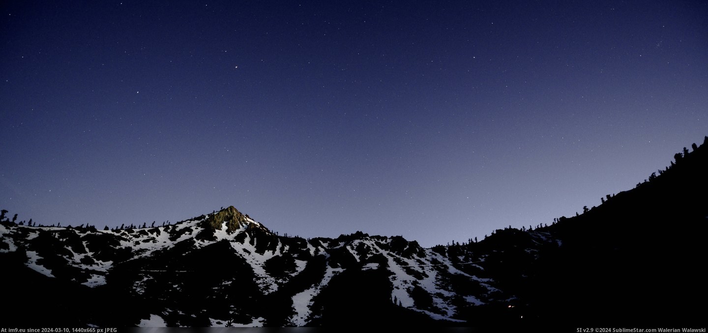 #Alps #Twilight #Trinity [Earthporn] Trinity Alps at Twilight [7,360x3,410] [OC] Pic. (Bild von album My r/EARTHPORN favs))