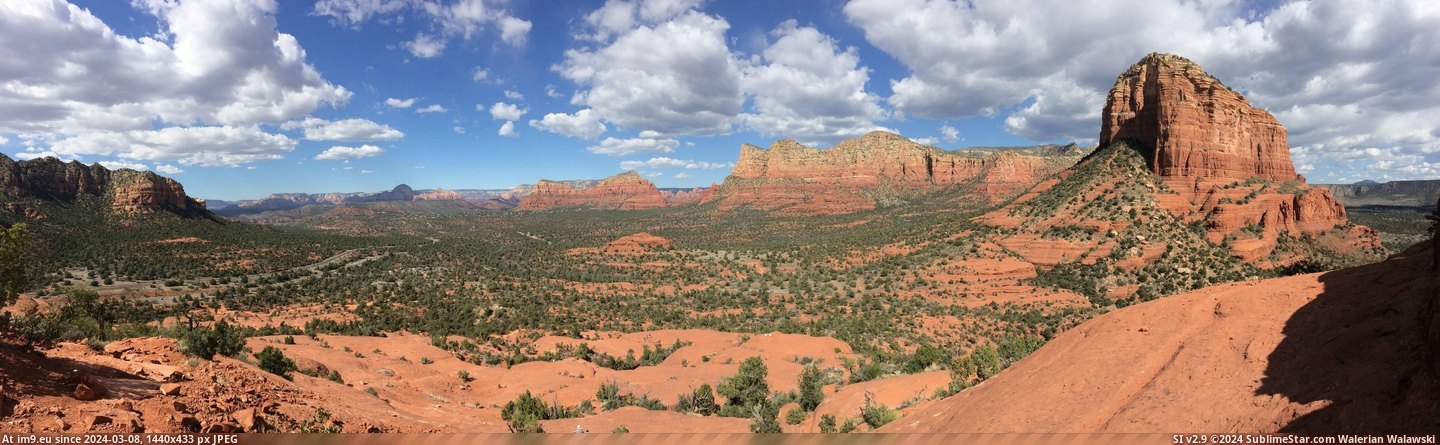 #Rock #Sedona #Vortex #Bell [Earthporn] View from the Bell Rock Vortex at Sedona, AZ [4288x1301] Pic. (Image of album My r/EARTHPORN favs))
