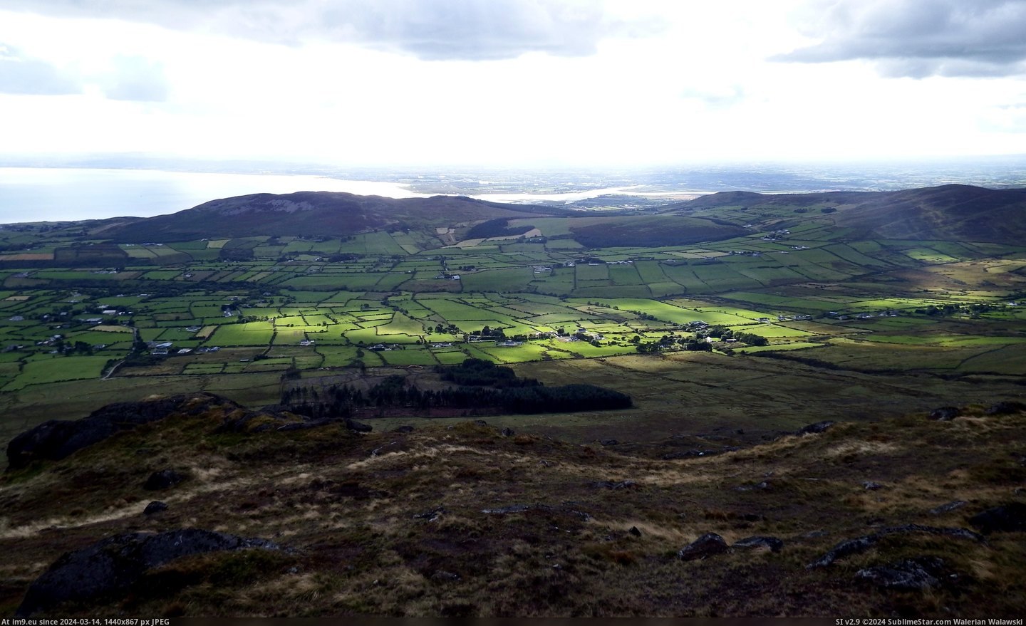 #Top #Ireland #Mountain [Earthporn] View from the mountain top - Ireland - [4604x2784] Pic. (Изображение из альбом My r/EARTHPORN favs))