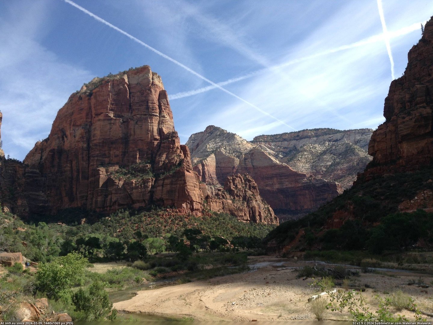 #Day #Park #National #Hike #Landing #Zion #2592x1936 #Angel #Gorgeous #Spring [Earthporn] View of Angel's Landing on a gorgeous spring day - Zion National Park. What a hike! [2592x1936] Pic. (Image of album My r/EARTHPORN favs))