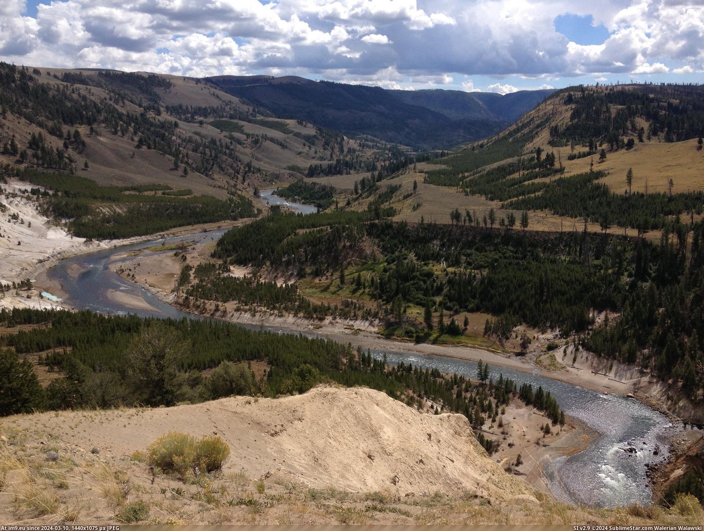 #Park #National #Wyoming #River #Yellowstone [Earthporn] Yellowstone River, Yellowstone National Park, Wyoming [OC] [3264 x 2448] Pic. (Изображение из альбом My r/EARTHPORN favs))