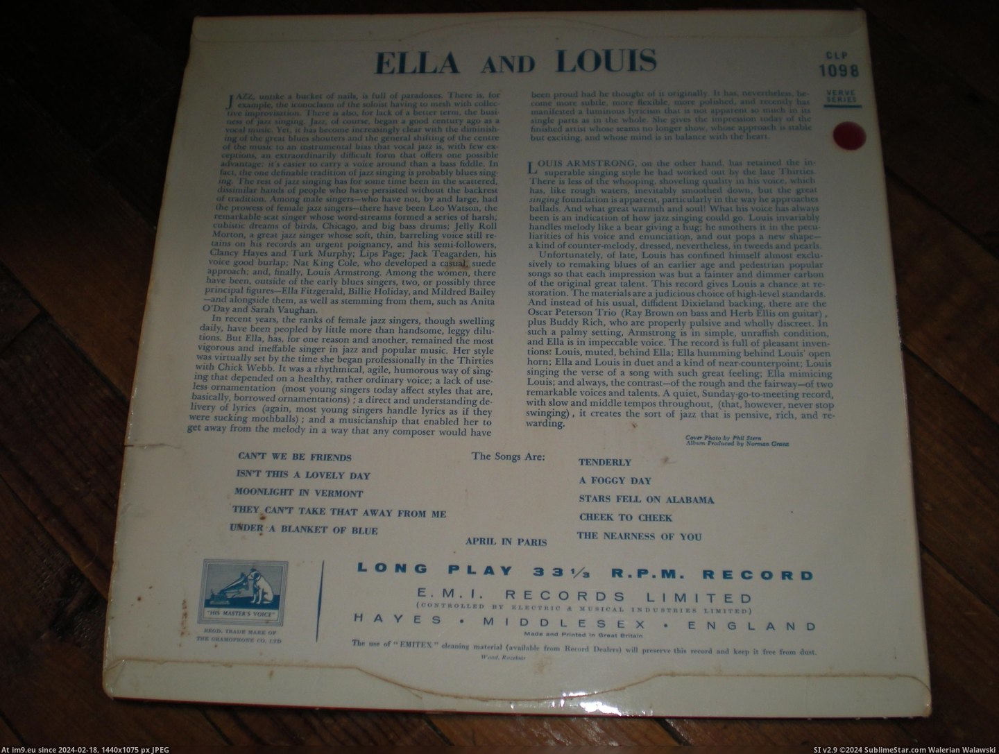 #Louis  #Ella Ella Louis 5 Pic. (Obraz z album new 1))