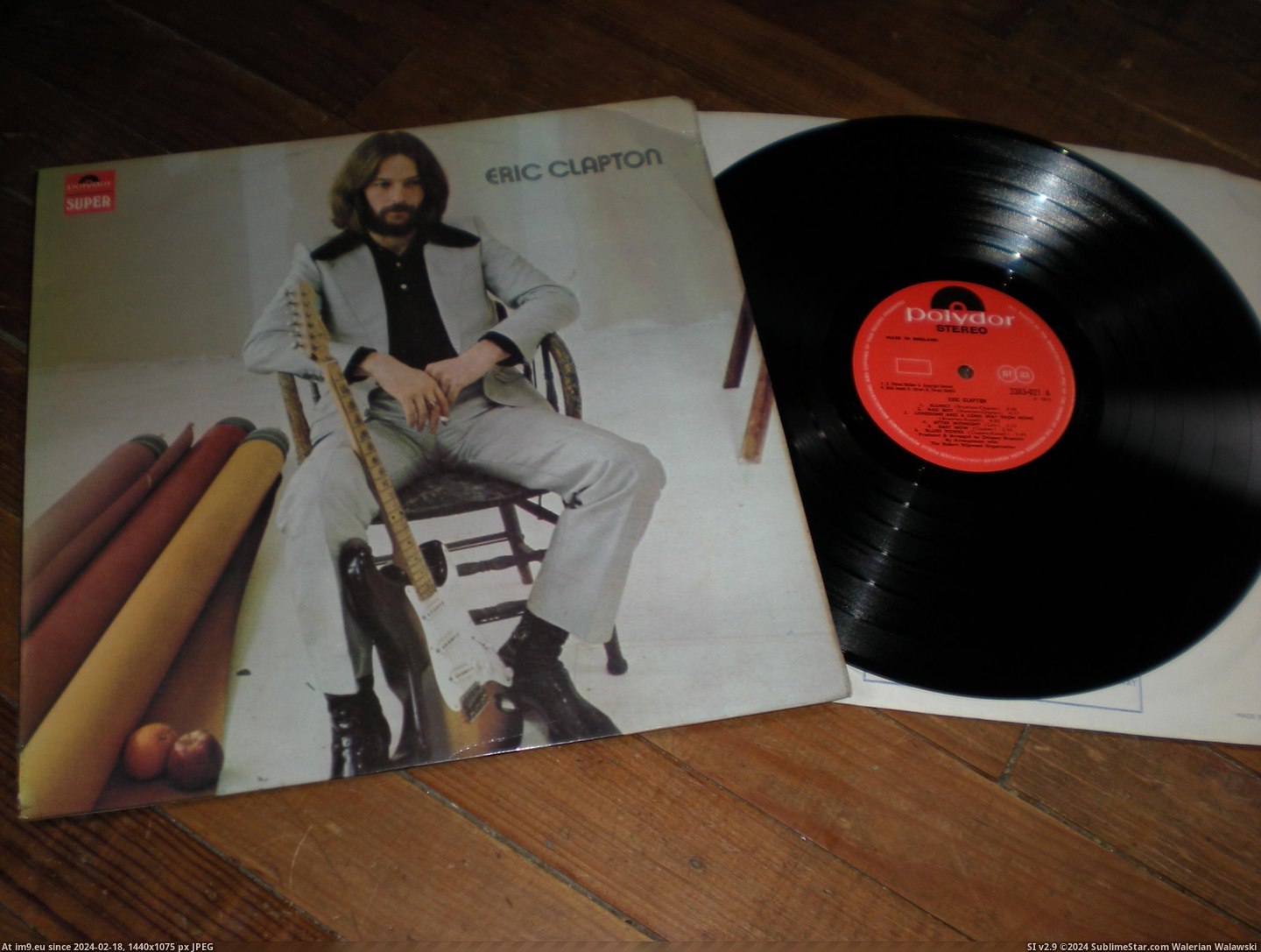 #Clapton  #Eric Eric Clapton lp 2 Pic. (Bild von album new 1))