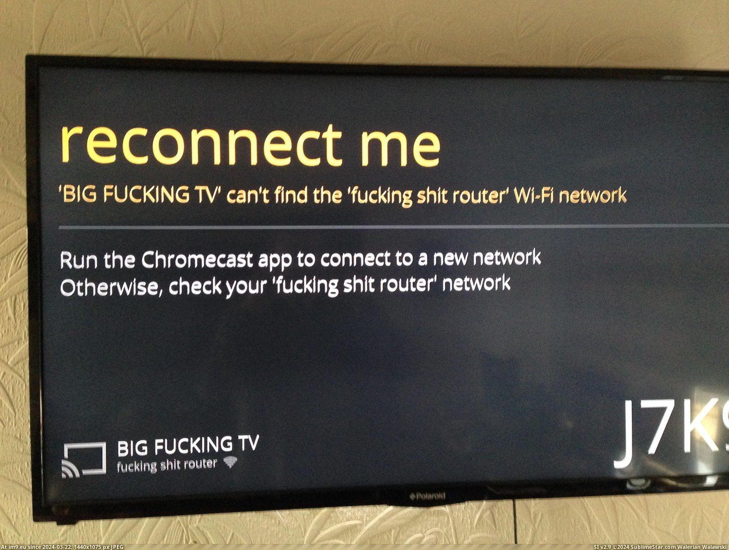 #Funny #Stopped #Chromecast #Working [Funny] My Chromecast stopped working Pic. (Image of album My r/FUNNY favs))