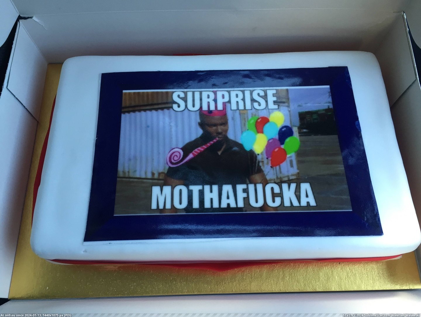 #Funny #Cake #Birthday #Husband [Funny] My husband didn't want a birthday cake. Pic. (Image of album My r/FUNNY favs))