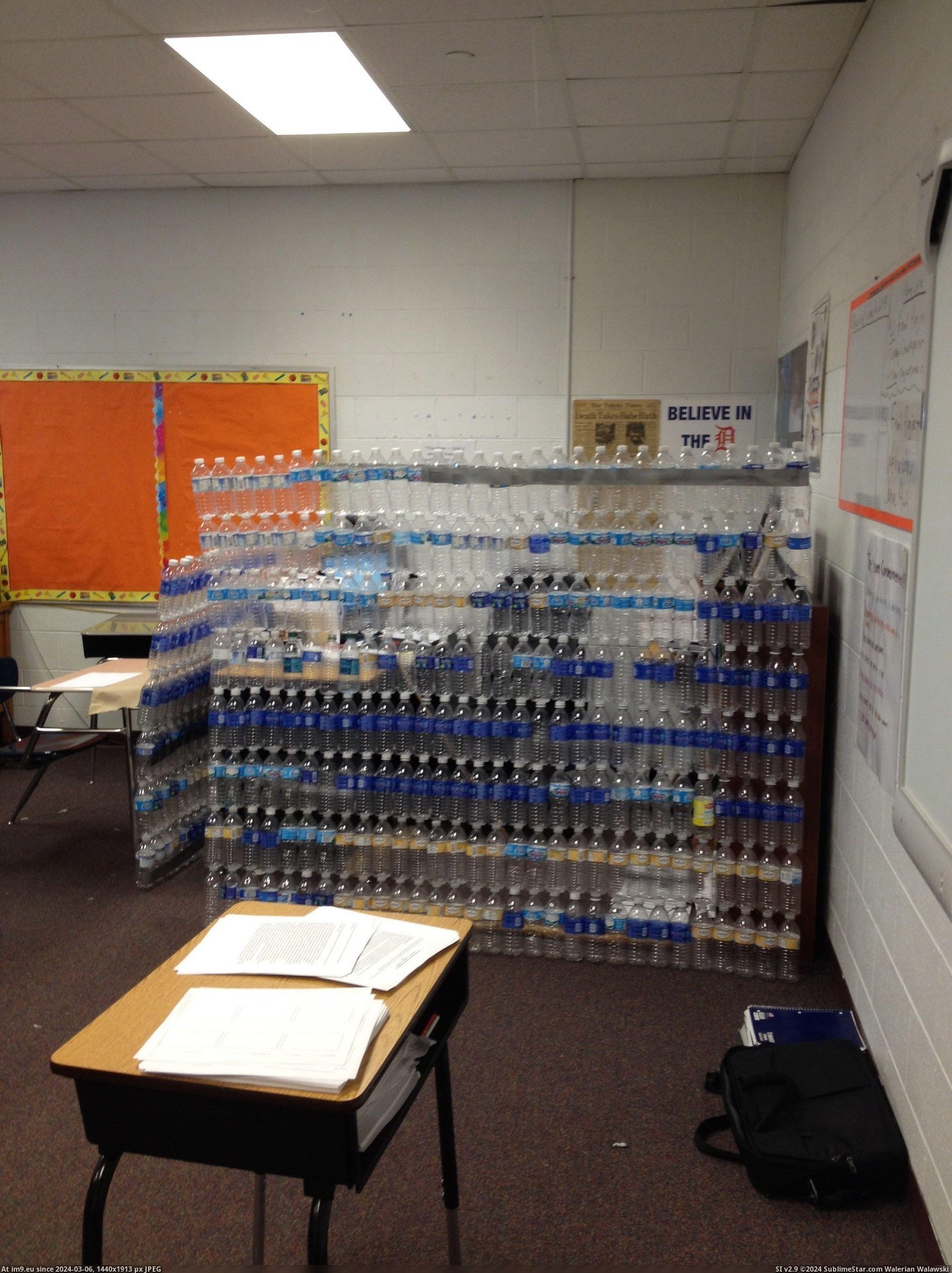 #Funny #Teacher #Prank #Fort #Coolest #Turned #Students [Funny] My students' prank turned into the coolest thing ever: my own teacher fort. Pic. (Image of album My r/FUNNY favs))