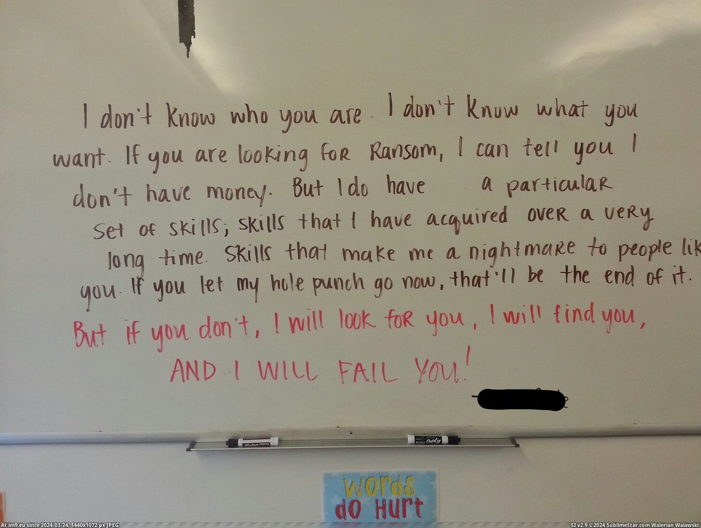 #Funny #Was #Classroom #Stole #Puncher #Teacher #Hole [Funny] Someone stole the classroom hole puncher. This was the teacher's response. Pic. (Image of album My r/FUNNY favs))