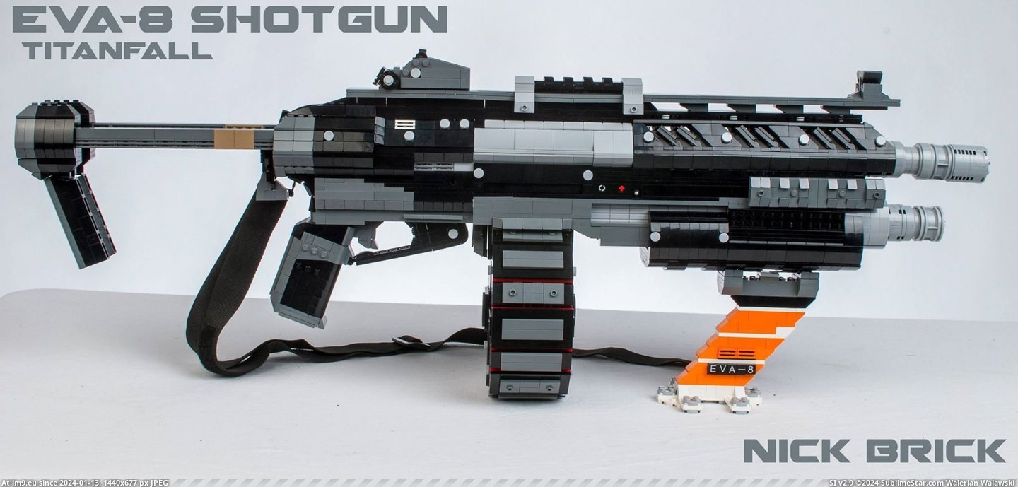 #Gaming #Friend #Lego #Weapons #Life #Size [Gaming] A friend of mine makes life size Lego Weapons. 3 Pic. (Image of album My r/GAMING favs))