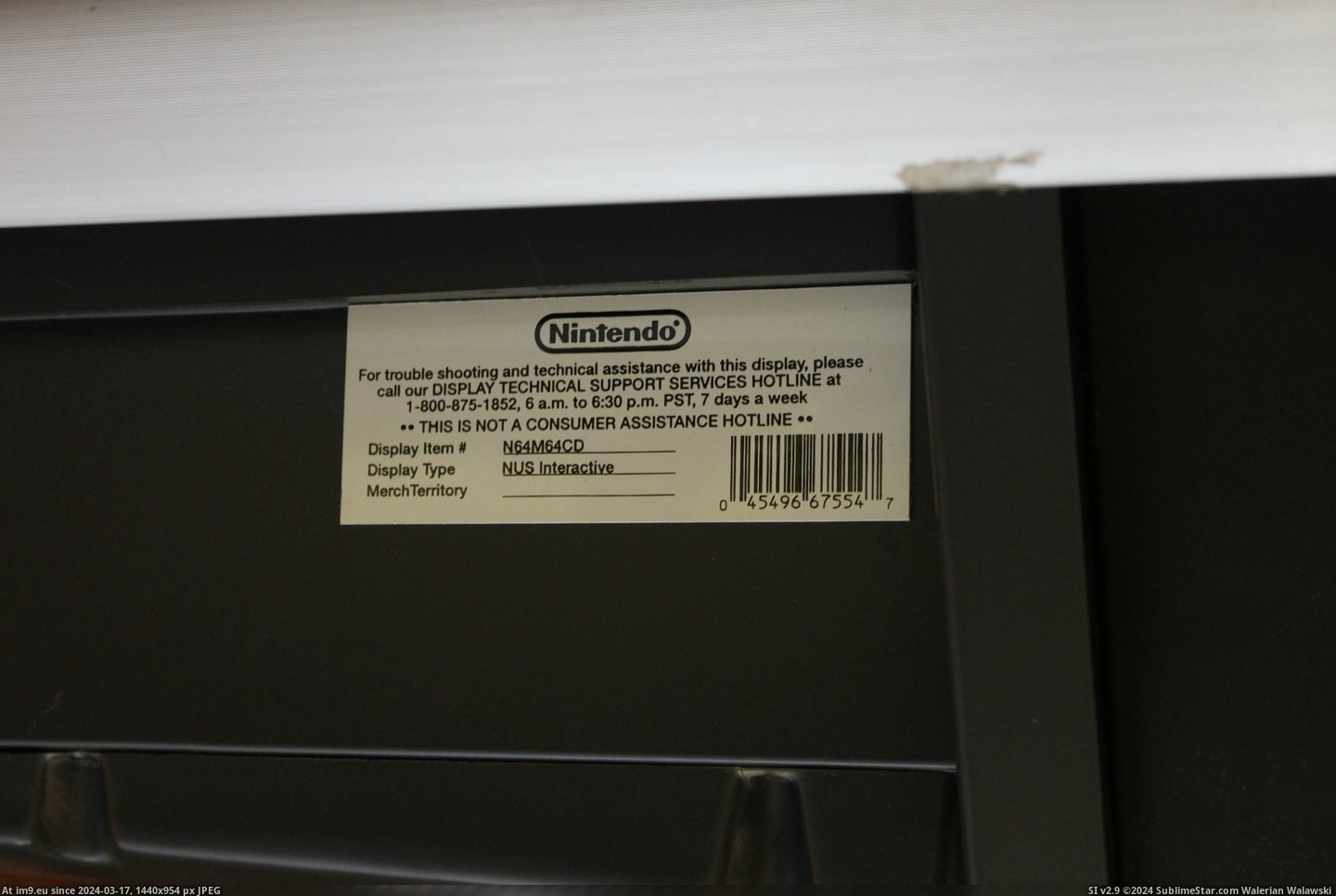 #Gaming #Year #Ago #Off #Demo #Craigslist #Unit #Rarest #Bought #Store #Own #N64 [Gaming] Bought a N64 Store Demo Unit off Craigslist 1 year ago. Probably the rarest thing I own. 10 Pic. (Bild von album My r/GAMING favs))