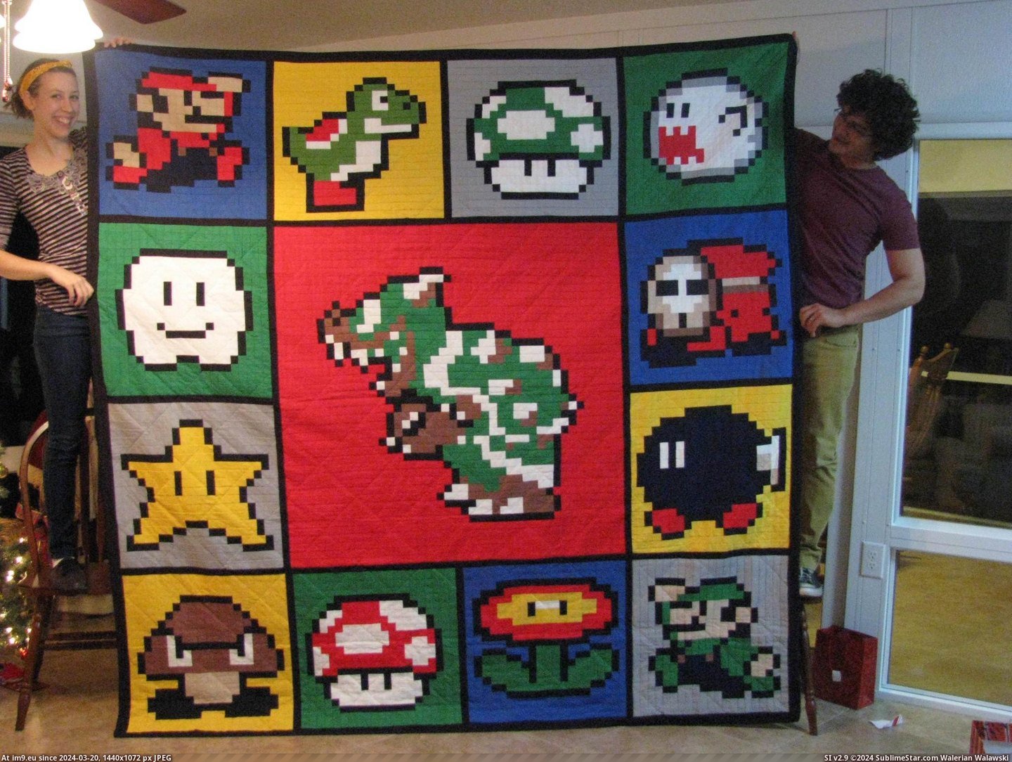 #Gaming #For #Work #Awesome #Check #Wife #Out #Christmas [Gaming] EVERYONE CHECK OUT WHAT MY AWESOME WIFE MADE ME FOR CHRISTMAS!!!! Over 200hrs of work Pic. (Изображение из альбом My r/GAMING favs))