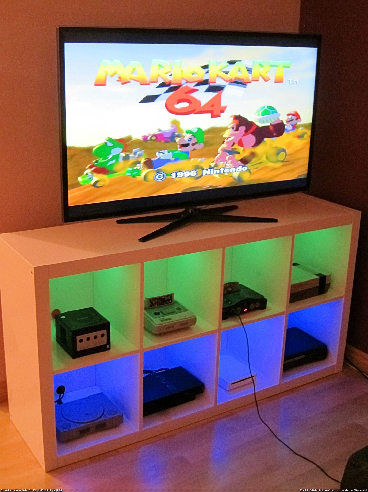 #Gaming #Happy #Finished #Product #Ikea #Bookshelf #Cabinet #Console #Modified [Gaming] I modified an Ikea bookshelf to make a console cabinet. Very happy with the finished product! Pic. (Изображение из альбом My r/GAMING favs))