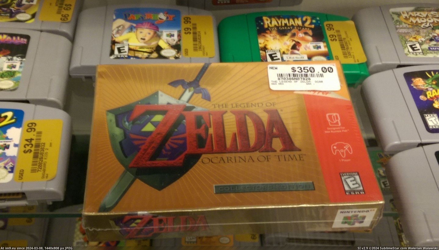 #Gaming #Time #Shop #Sealed #Ocarina #Game #Local [Gaming] My local game shop has a sealed Ocarina of Time Pic. (Image of album My r/GAMING favs))