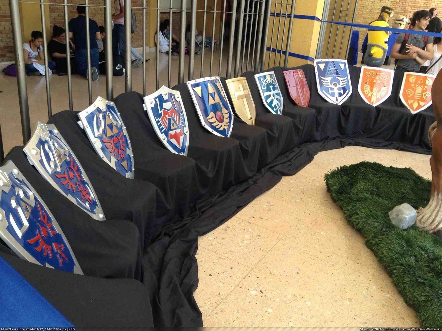 #Collection #Gaming #Brought #Professors #Shield #One #School [Gaming] One of my professors brought his shield collection to school. Pic. (Изображение из альбом My r/GAMING favs))