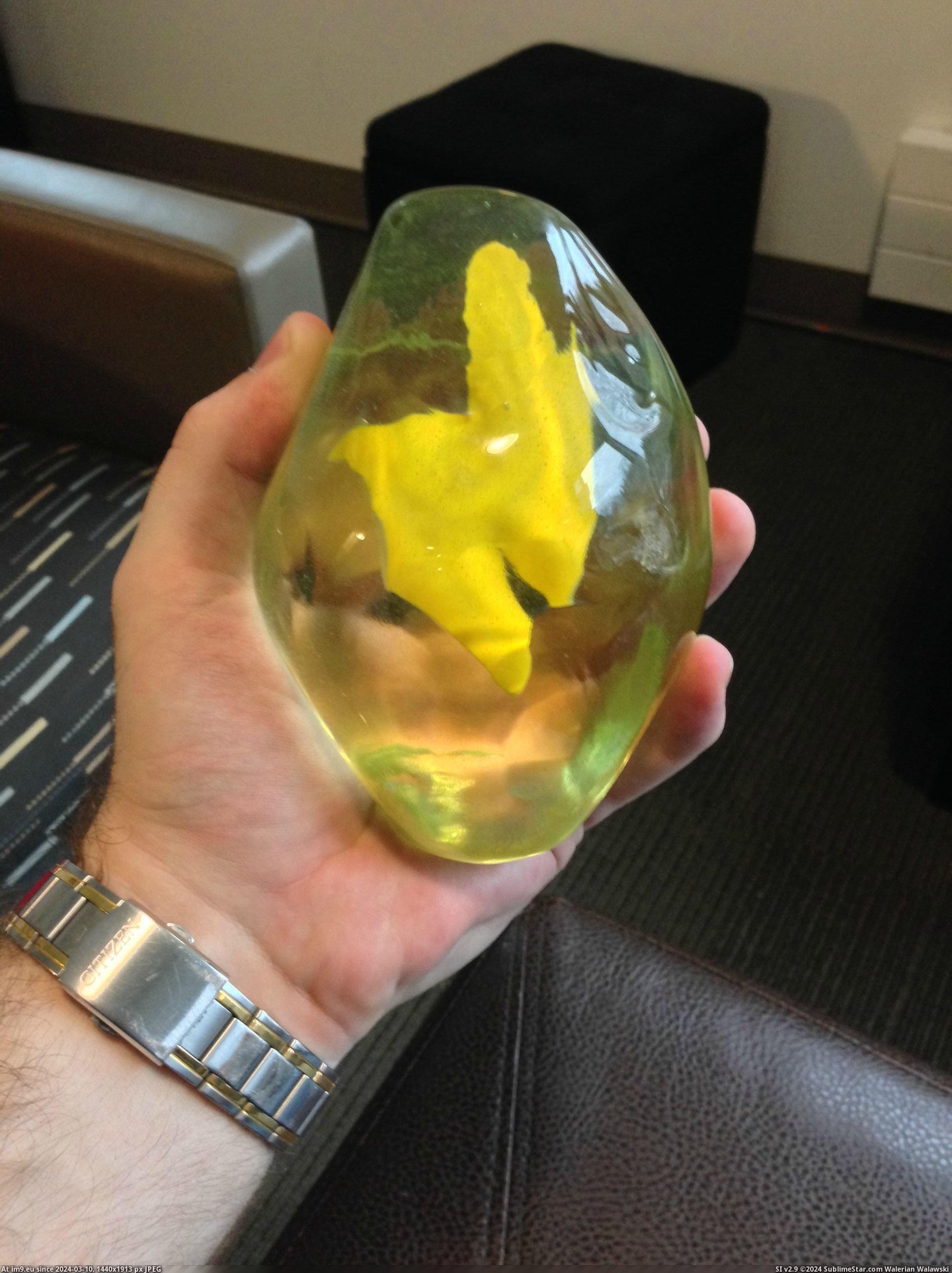 #Gaming #Making #Glass #Plasmid #Thunderstone #Attempt #Jar #Blown [Gaming] Remember that blown-glass Plasmid Jar? Here is my best attempt at making a Thunderstone Pic. (Image of album My r/GAMING favs))