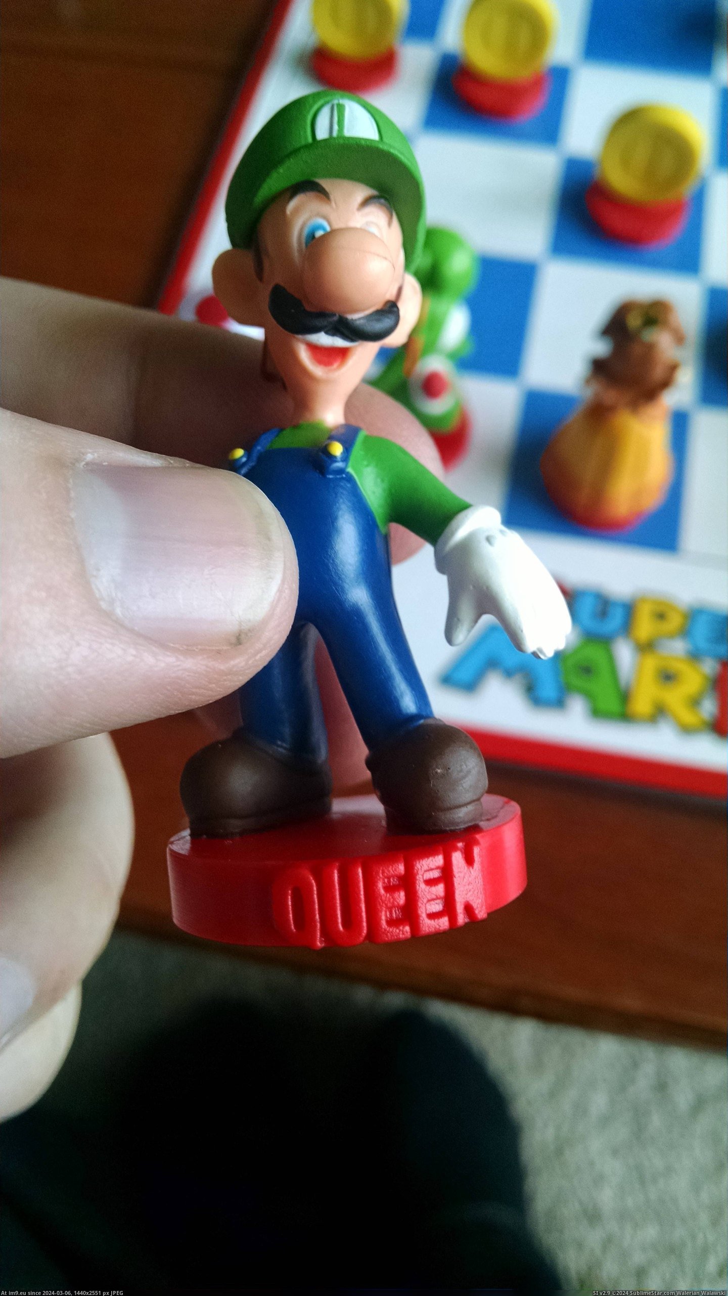 #Gaming #Sex #Poor #Chess #Luigi #Super #Mario [Gaming] Super Mario chess set. Poor Luigi... Pic. (Изображение из альбом My r/GAMING favs))