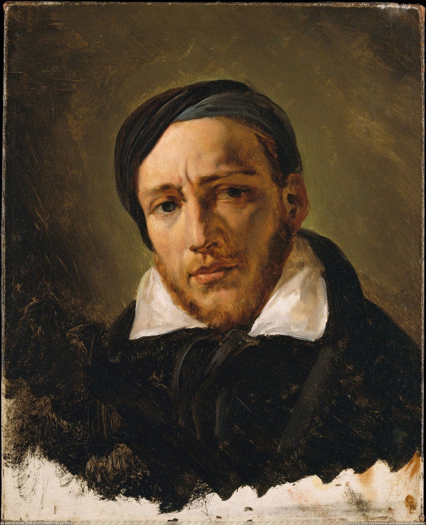 Horace Vernet - Jean-Louis-André-Théodore Gericault (prob. 1822 or 1823) (in Metropolitan Museum Of Art - European Paintings)