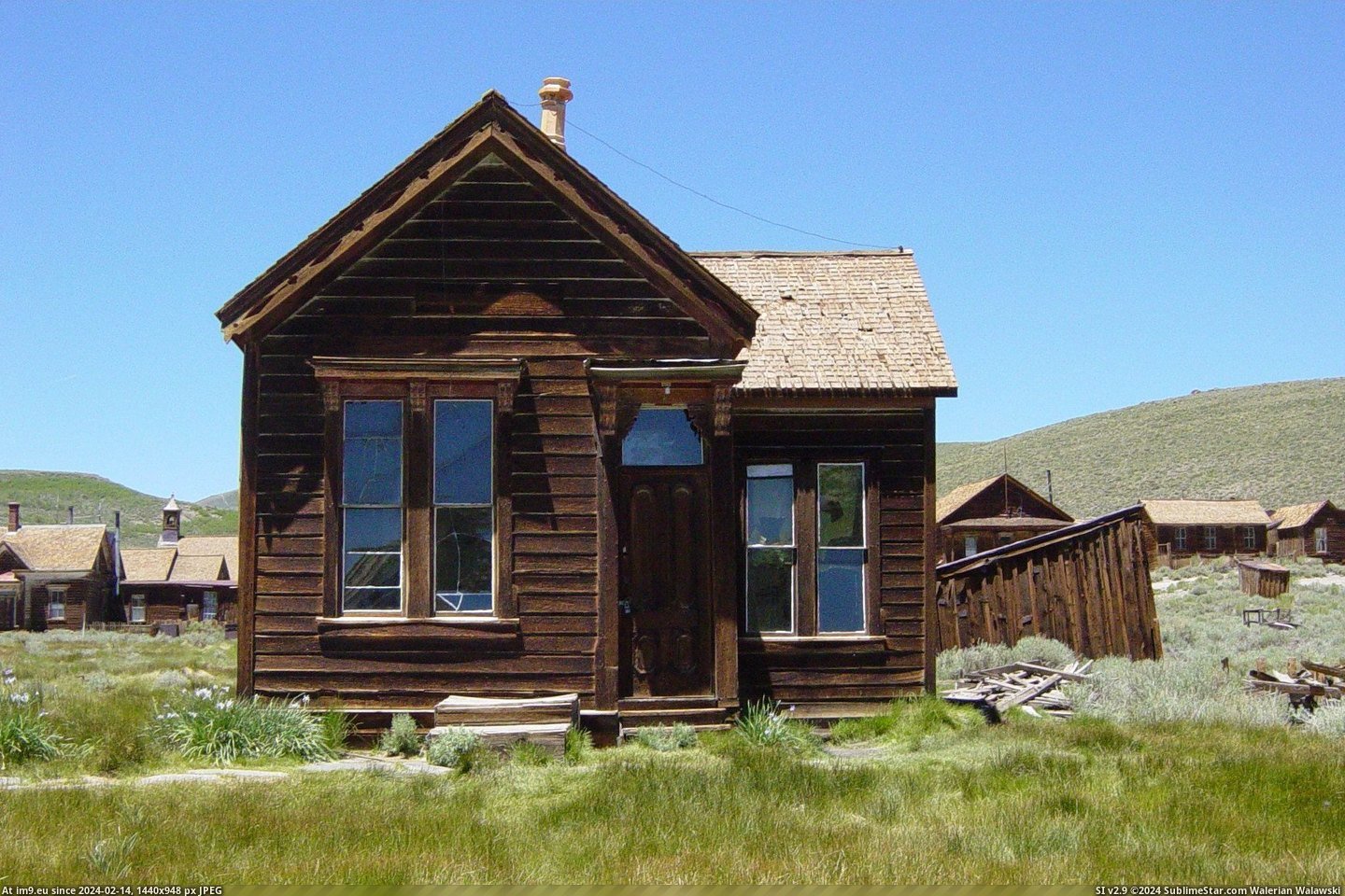 Johl House In Bodie, California (in Bodie - a ghost town in Eastern California)