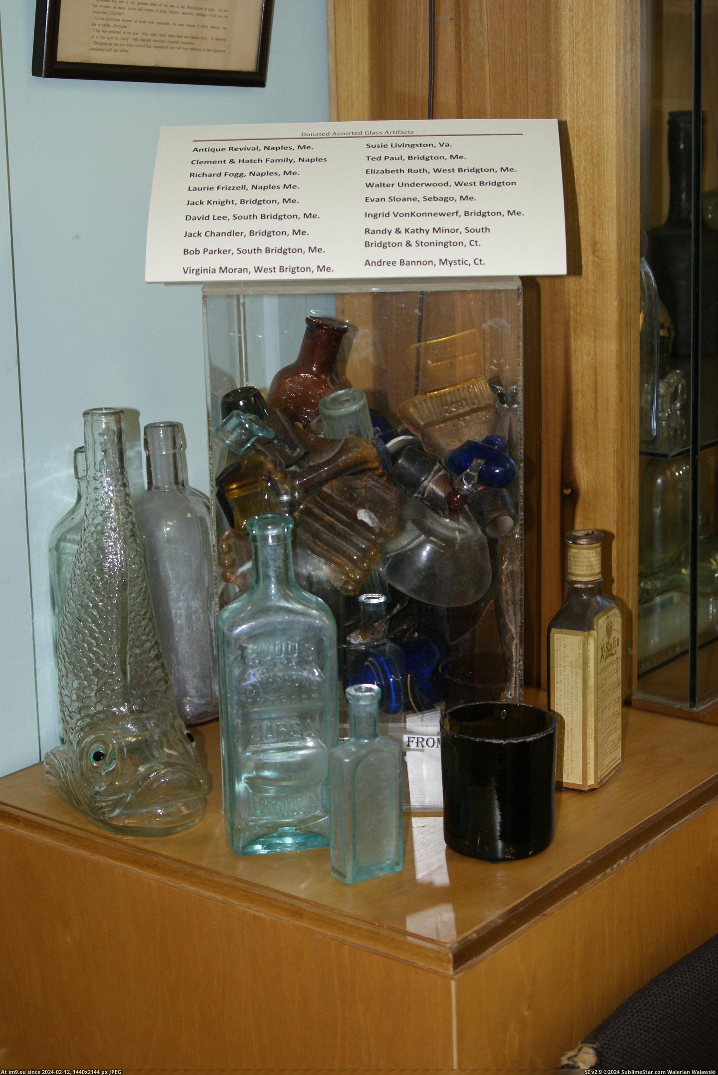 #Museum #Maine #Naples #Bottle MAINE BOTTLE MUSEUM NAPLES (15) Pic. (Obraz z album MAINE BOTTLE MUSEUM))