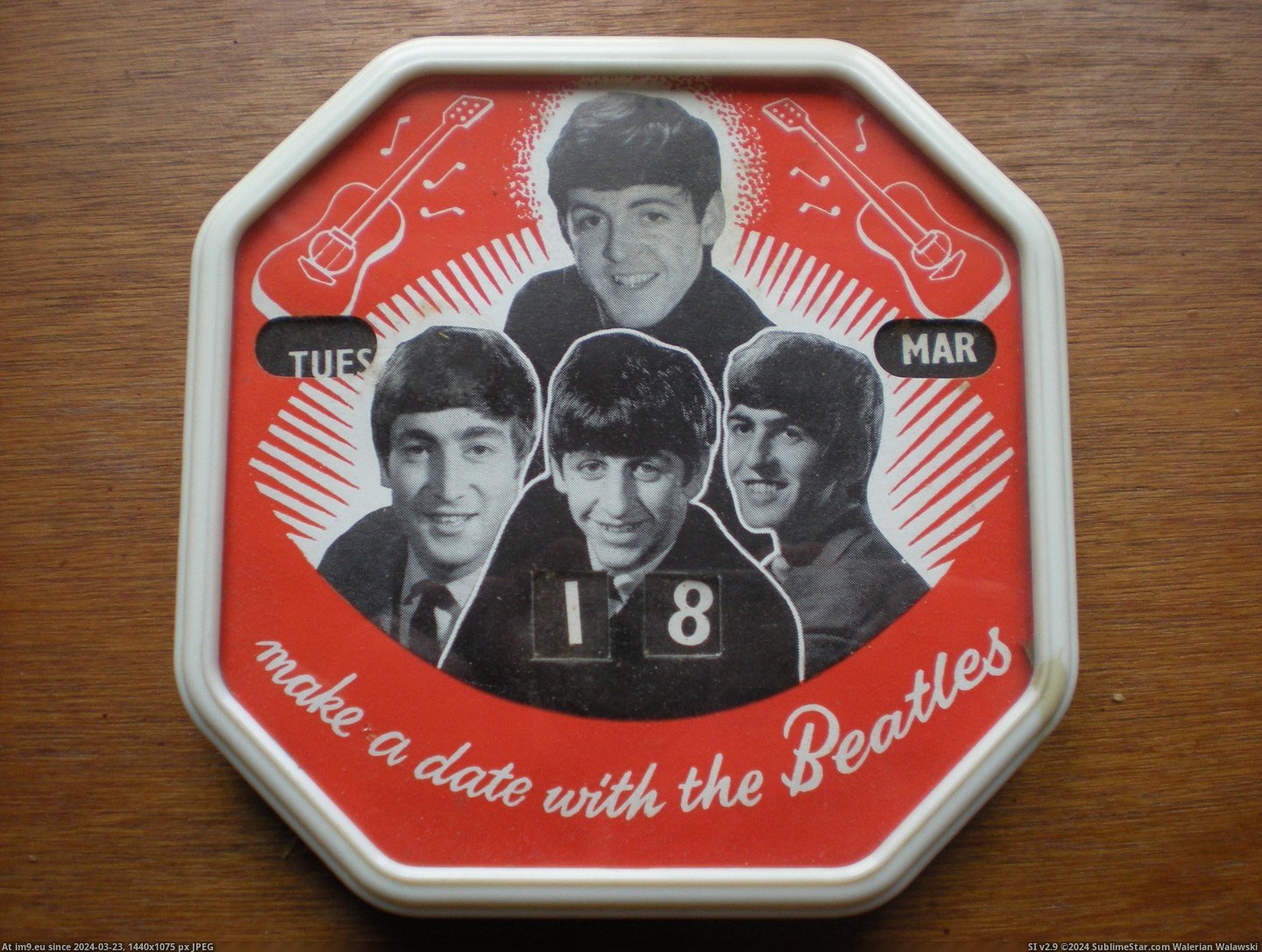 #Calendar  #Beatles Make A Date Calendar BEATLES 5 Pic. (Image of album new 1))
