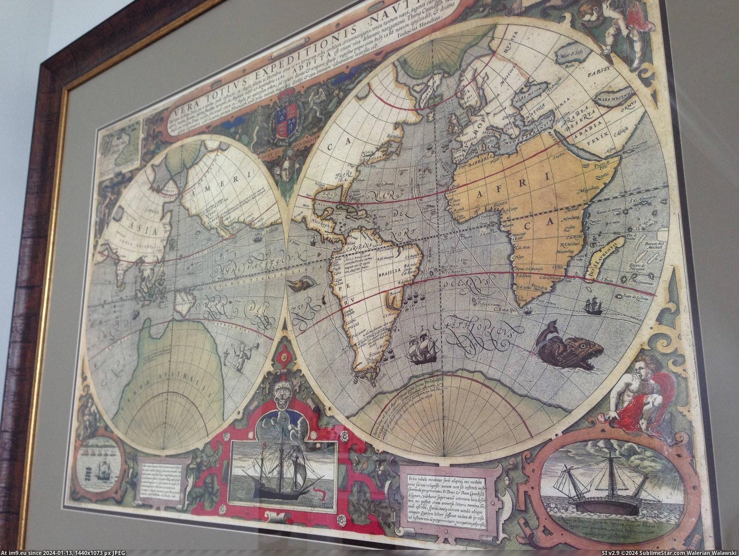 #World #Map #3264x2448 #Septembris #Totivs #Vera #Expeditionis #Navtica [Mapporn] 27 Septembris 1580: World Map 'Vera Totivs Expeditionis Navtica' [3264x2448] [OC] Pic. (Image of album My r/MAPS favs))